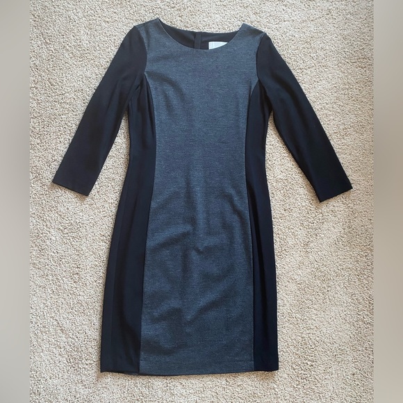 In Wear Black and Dark Heathered Grey Venche Dress - Picture 3 of 9